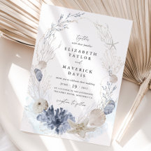 Casamento de Concha Marinha na Praia Azul