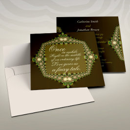 Convites Casamento de Conto de Fadas Romântico Vintage em R