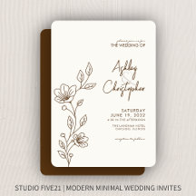 Casamento de Contorno da Folhagem Castanho-da-Noz