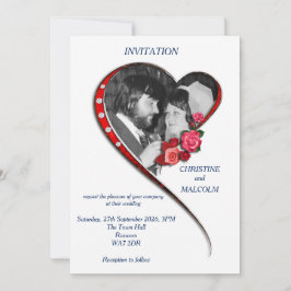 Convites Casamento de Coração Insuflável