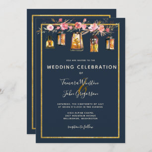 Convites Casamento de Corais Marinho de Peões Russos