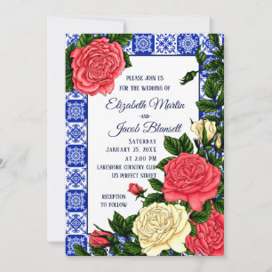 Convites Casamento de Coral mexicano e Rosa de Creme