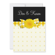 Casamento de Dandelion Amarelo Springtime
