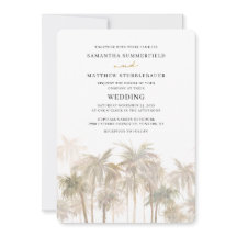 Casamento de Destino Costeiro de Palm Trees