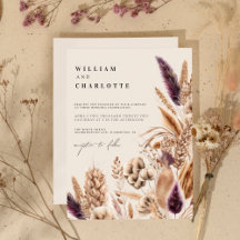 Casamento de Destino de Beige Mauve Bohemian
