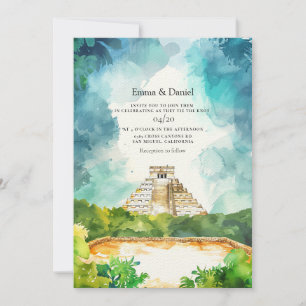 Convites Casamento de Destino de Cancun México
