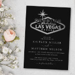 Convites Casamento de Destino de Las Vegas<br><div class="desc">Celebrar em estilo com estes convites para casamento modernos e muito modernos. Esta design é fácil de personalizar com a sua redação de eventos especiais e seus convidados ficarão entusiasmados quando receberem estes convites fabulosos.</div>