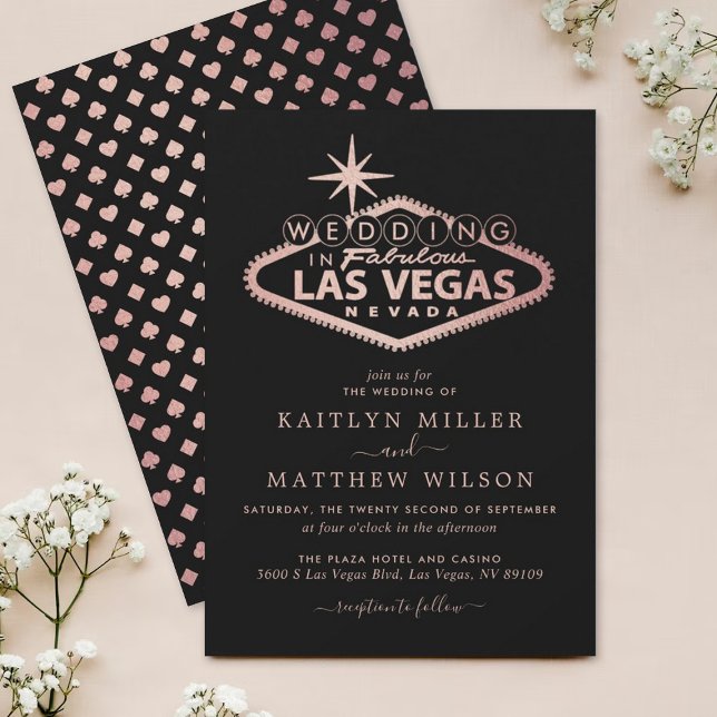 Convites Casamento de Destino de Las Vegas (Criador carregado)