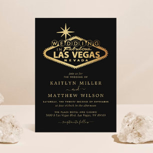 Convites Casamento de Destino de Las Vegas