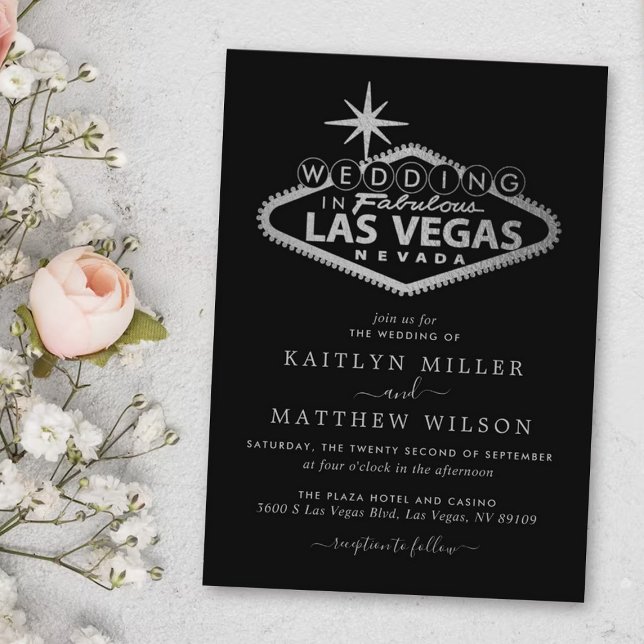 Convites Casamento de Destino de Las Vegas (Criador carregado)