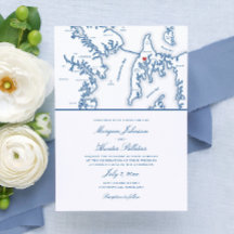 Casamento de Destino de Mapa de Ilha de Kent Maryl