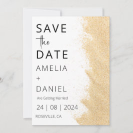 Convites casamento de destino de praia tropical exceto data