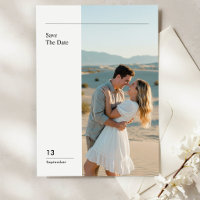 Casamento de Destino Elegante Foto Save The Date