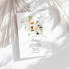 Convites Casamento de Destino em Cartagena Colômbia