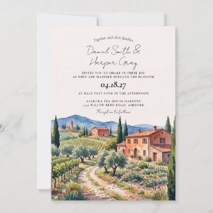 Convites Casamento de Destino em Villa na Toscana Itália em