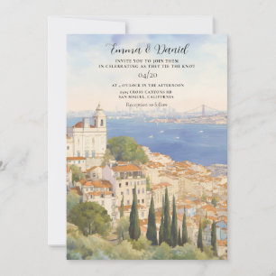 Convites Casamento de Destino Europeu em Lisboa Portugal