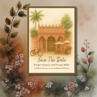 Casamento de destino índio do pátio salvará a data