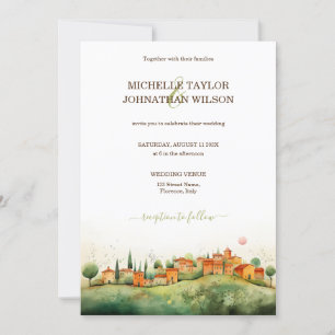 Convites Casamento de Destino Itália Toscana Florença