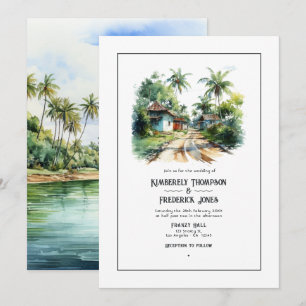 Convites Casamento de destino no República Dominicana em aq