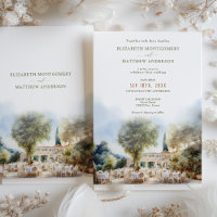Casamento de Destino Riviera Francesa em Aquarela