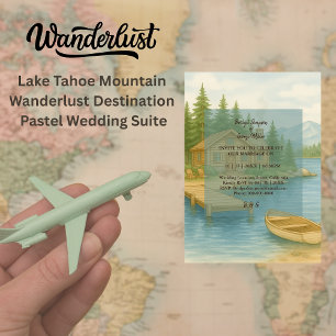 Convites Casamento de Destino Russo do Lago Tahoe