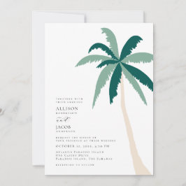 Convites Casamento de destino tropical