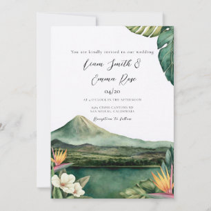 Convites Casamento de Destino Tropical na Costa Rica