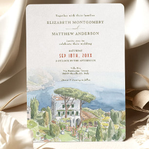 Convites Casamento de Destino Villa Eva Ravello Itália