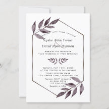 Casamento de Diamante de Folhagem de Tinta de Aqua