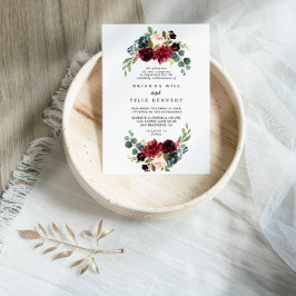 Convites Casamento de Diamantes da Caligrafia Russa