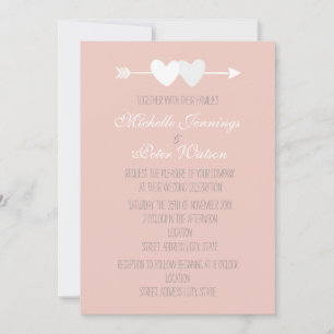 Convites Casamento de Dois Corações