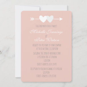 Convites Casamento de Dois Corações