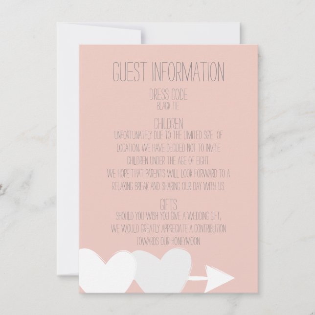 Convites Casamento de Dois Corações (Frente)