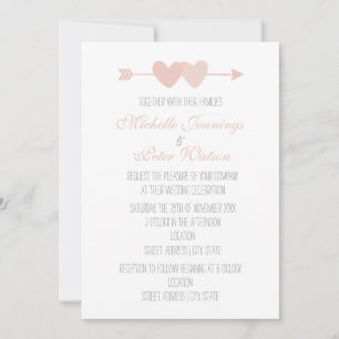 Convites Casamento de Dois Corações