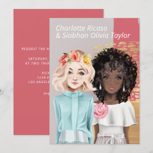Convites Casamento de duas noivas