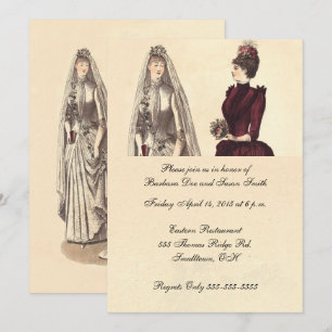 Convites Casamento de Duas Noivas Vintage