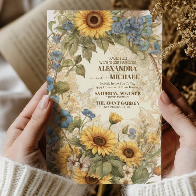 Convites Casamento de Elegância Vitoriana (Criador carregado)