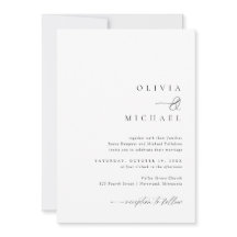 Casamento de Escrita Manual Elegante Simples