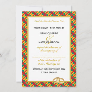 Convites Casamento de Escritura Cristã GRENADA CARRIACOU