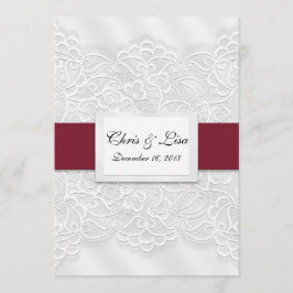 Convites Casamento de Escrituras de Bíblia Vermelha Profund