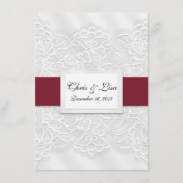 Convites Casamento de Escrituras de Bíblia Vermelha Profund