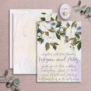Convites Casamento de Estilo de Caligrafia de Belas Artes B