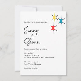 Convites Casamento de Estilo Rock and Roll 1950