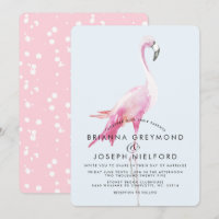 Casamento de Estilo Tropical Rosa Flamingo