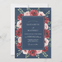 Casamento de Eucalipto Ardósia Ranúnculo Carmesim