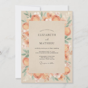 Convites Casamento de Eucalipto com Folhagem de Ranunculus