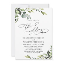 Casamento de Eucalipto Elegante com Vegetação em A