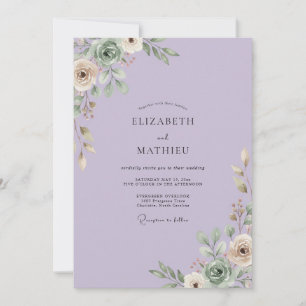 Convites Casamento de Eucalipto Folhagem Champanhe Âmbar