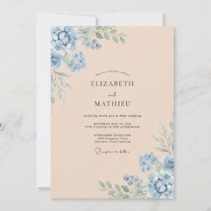 Convites Casamento de Eucalipto Folhagem Champanhe Centáure