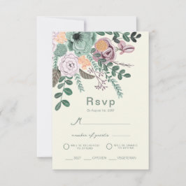 Convites Casamento de eucalipto verde rosa-pincel